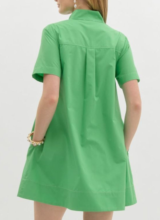 Green Obsession Swing Dress