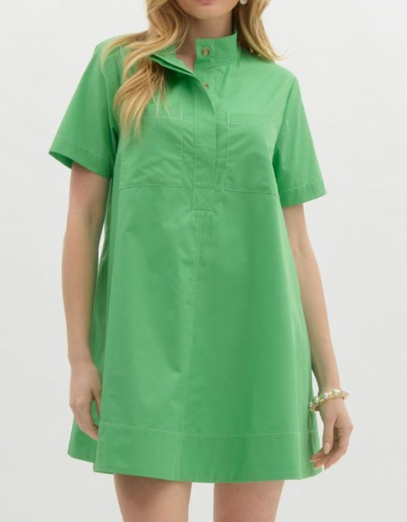 Green Obsession Swing Dress