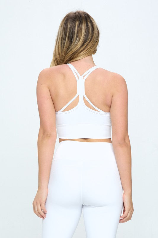 Criss Cross Back Sports Bra Active wear - Shipping only no local pick up