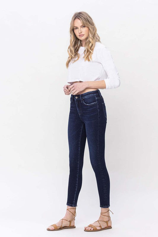 High Rise Ankle Skinny Jeans - Shipping only no local pick up