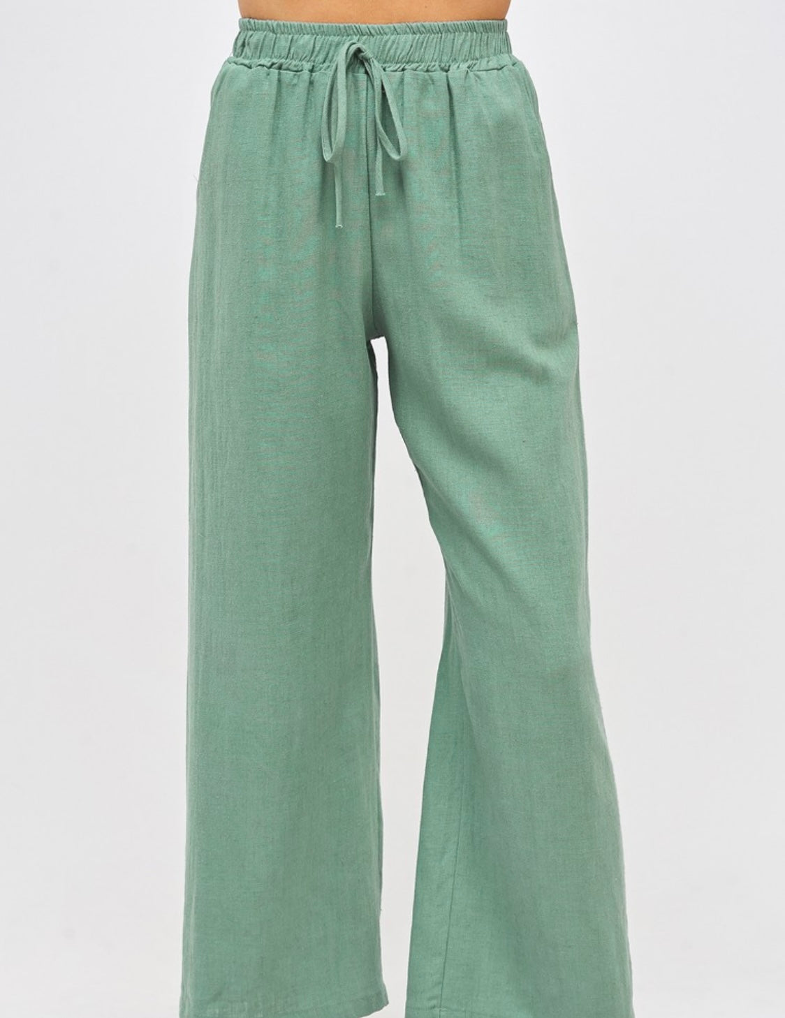 Linen Wide Leg Pants