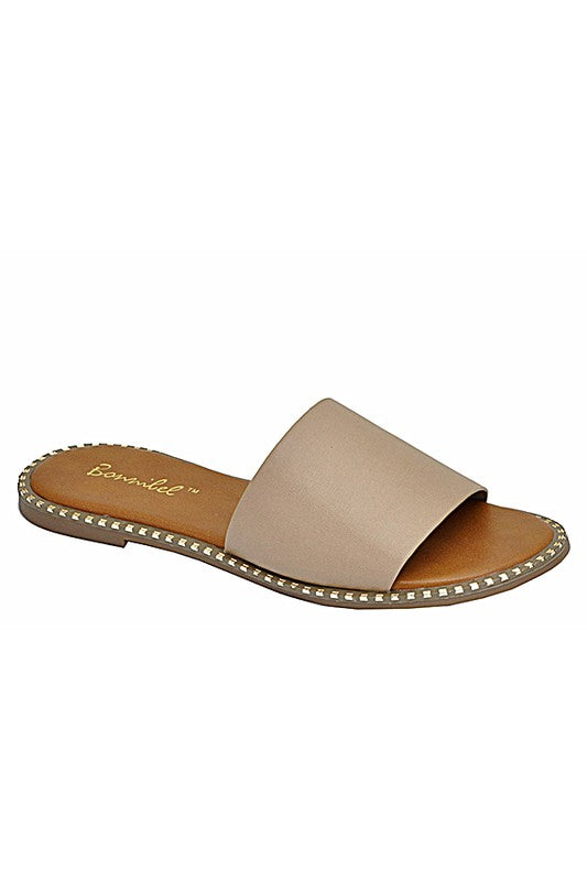 MICAH SLIDE SANDALS - Shipping only no local pick up