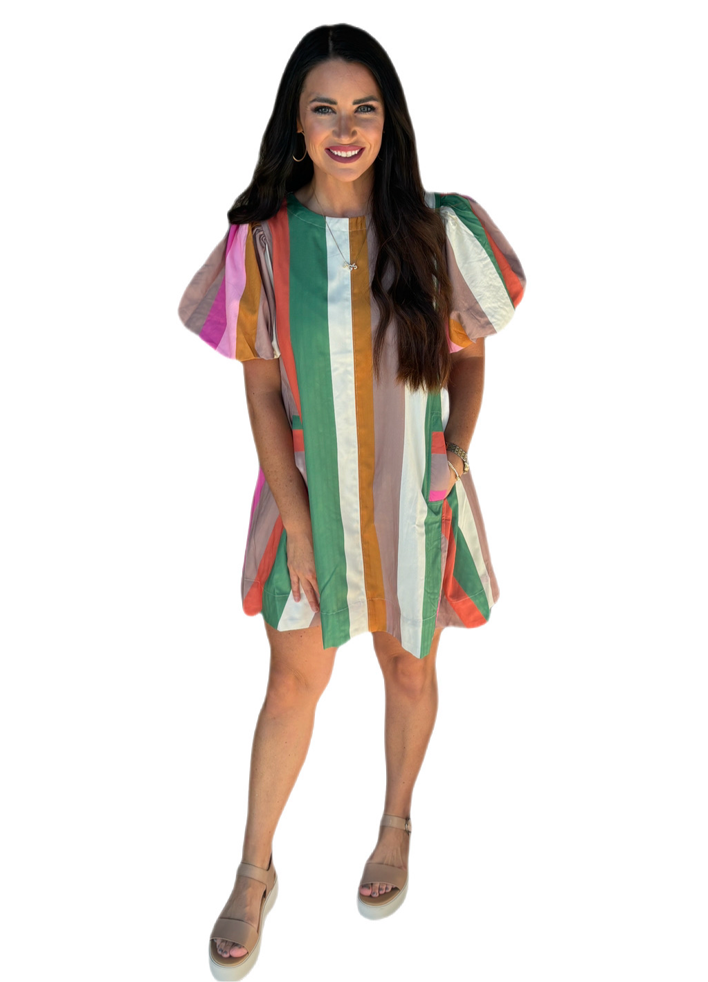 Multi Stripe Dress