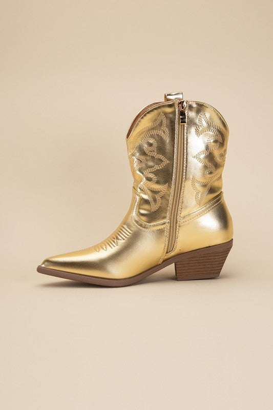 WILLA Western Booties - Shipping only No local pick up